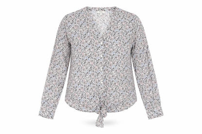 Womens UK Size 10 NEXT Multicoloured Basic Blouse