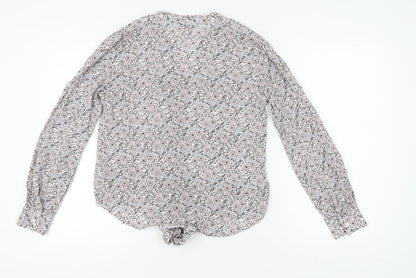 Womens UK Size 10 NEXT Multicoloured Basic Blouse