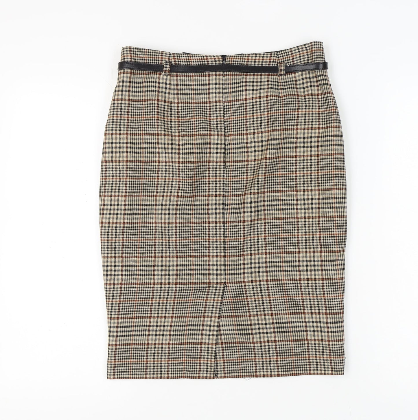 Next Women Multicoloured Plaid Knee Length Skirt 8