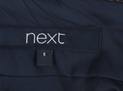 Next Women Multicoloured Plaid Knee Length Skirt 8