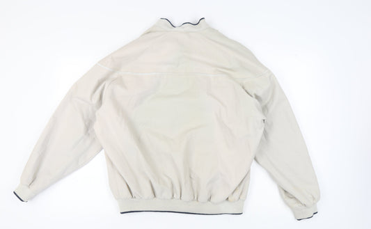 Mens UK Size M St Michael Beige Bomber Jacket