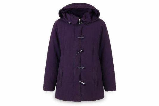 Womens UK Size 12 Katherine Hammond Purple Parka Coat