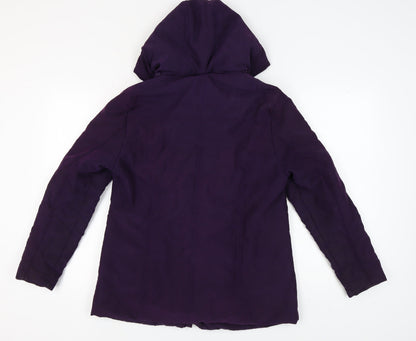 Womens UK Size 12 Katherine Hammond Purple Parka Coat