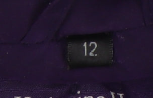 Womens UK Size 12 Katherine Hammond Purple Parka Coat
