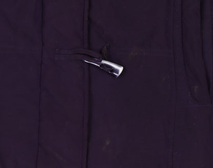 Womens UK Size 12 Katherine Hammond Purple Parka Coat