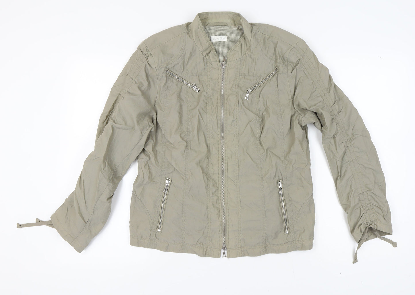 Womens UK Size 16 Bonita Beige Basic Jacket