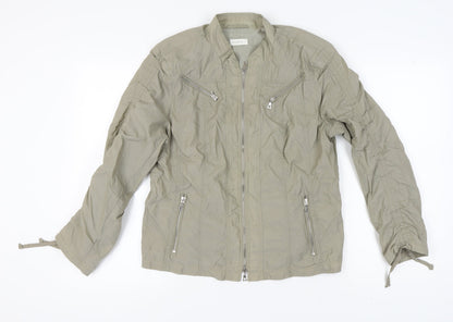 Womens UK Size 16 Bonita Beige Basic Jacket