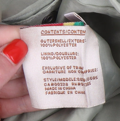 Elvi Women's Green Casual Mid-Length Jacket - Size 2