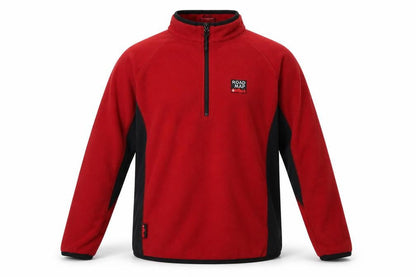Roadmap Men's Red Fleece 1/2 Zip Sweatshirt Size L
