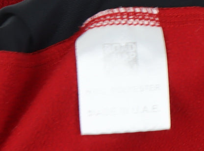 Roadmap Men's Red Fleece 1/2 Zip Sweatshirt Size L