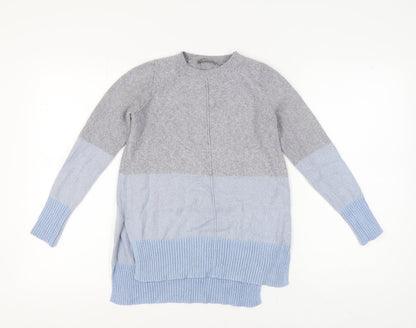 Oasis Women's Grey Pullover Jumper XS Relaxed Fit