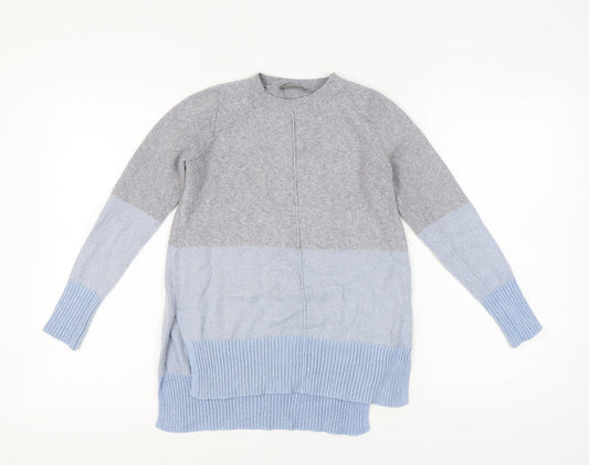 Oasis Women's Grey Pullover Jumper XS Relaxed Fit