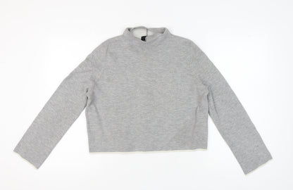 Womens UK Size 12 Topshop Grey Pullover Jumper