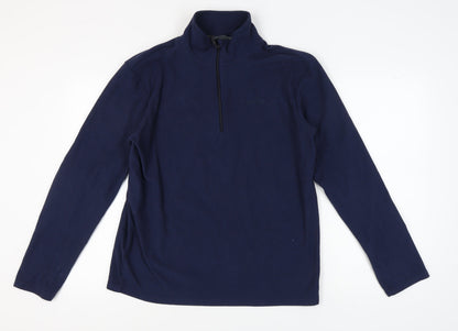 Mens UK Size L Peter Storm Blue 1/4 Zip Sweatshirt