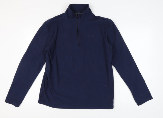 Mens UK Size L Peter Storm Blue 1/4 Zip Sweatshirt