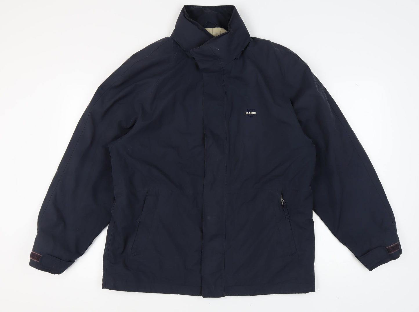 Mens UK Size M Maine New England Blue Basic Jacket