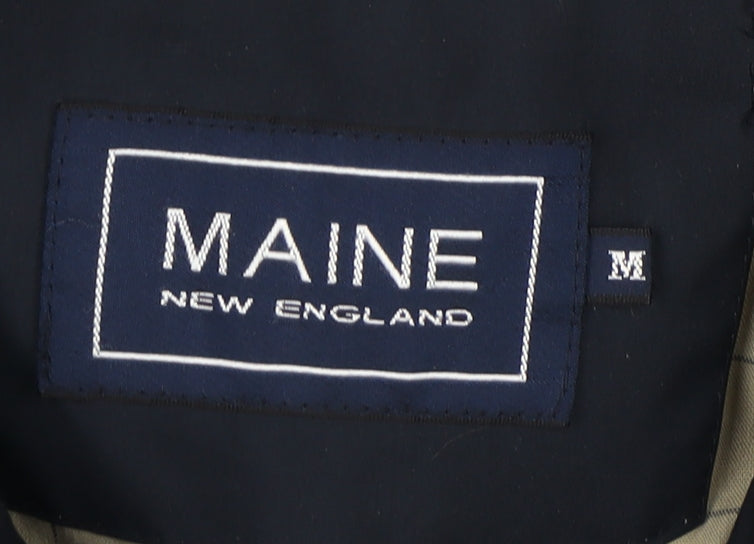 Mens UK Size M Maine New England Blue Basic Jacket