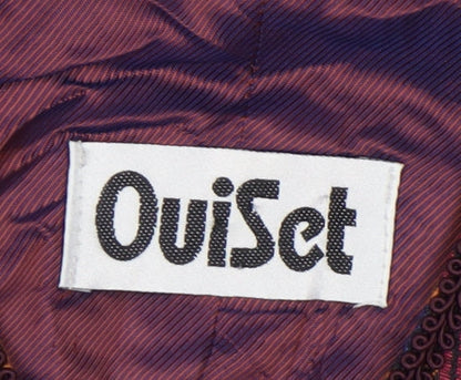OuiSet Women's Multicoloured Striped Waistcoat Size 10
