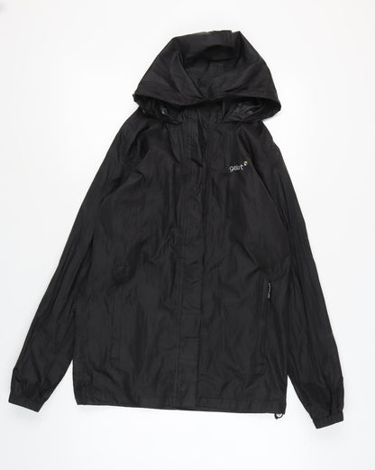 Gelert Unisex Black XS Lightweight Rain Coat