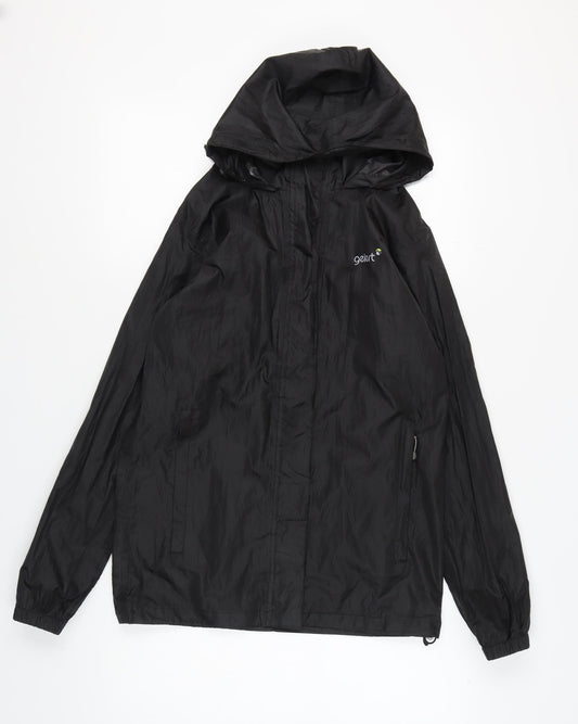 Gelert Unisex Black XS Lightweight Rain Coat