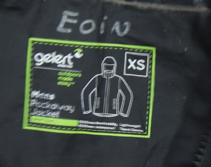 Gelert Unisex Black XS Lightweight Rain Coat