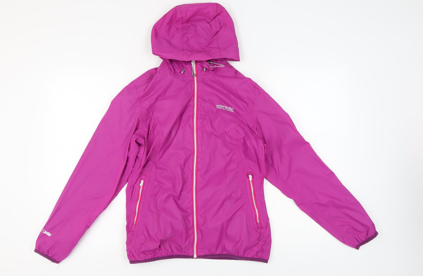 Womens UK Size 10 Regatta Purple Windbreaker Coat
