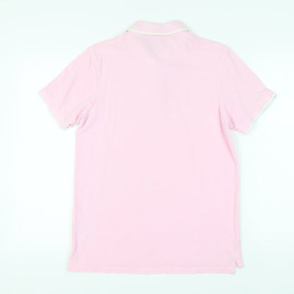 Jack & Jones Pink Mens Polo Shirt L Casual