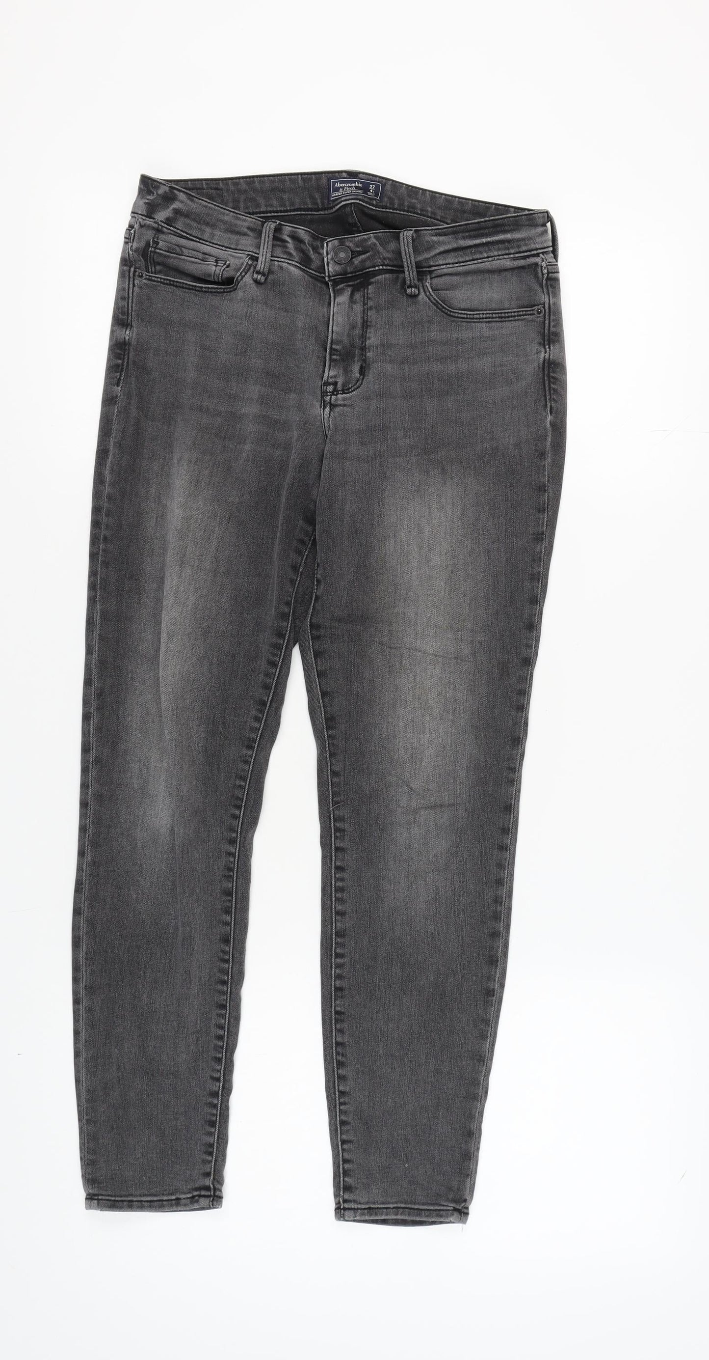 Abercrombie & Fitch Grey Skinny Jeans for Women, Size 27