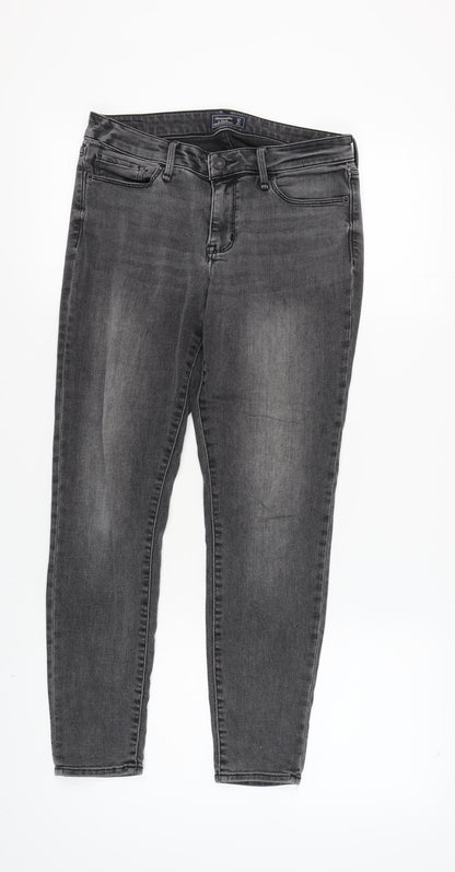 Abercrombie & Fitch Grey Skinny Jeans for Women, Size 27