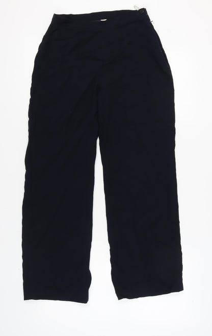 Womens UK Size 8 Viyella   Black Trousers