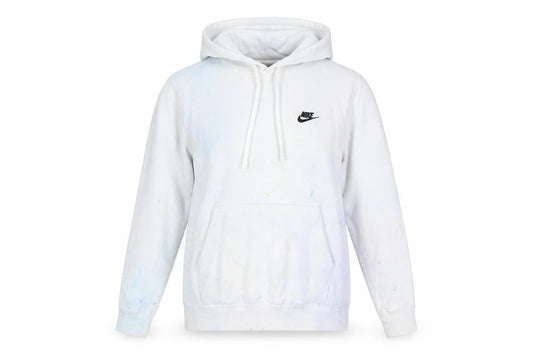 Womens UK Size S Nike White Pullover Hoodie