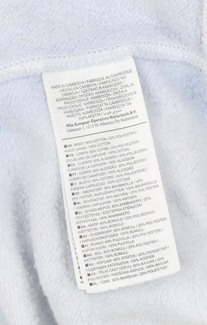 Nike Women's White Hoodie Small, Logo, Hooded, Cotton