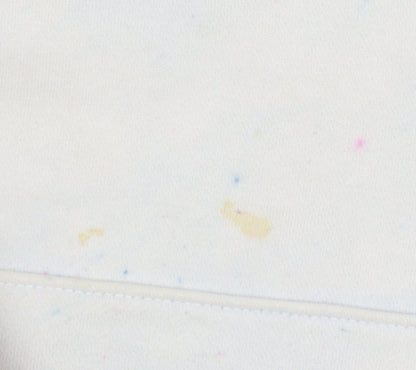 Nike Women's White Hoodie Small, Logo, Hooded, Cotton