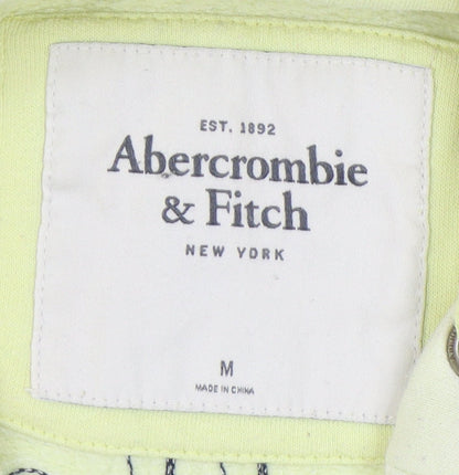 Abercrombie & Fitch Women's Yellow Pullover Hoodie, M