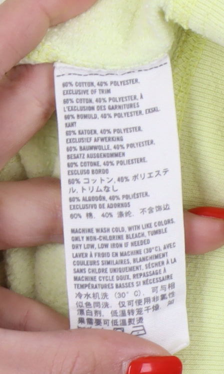 Abercrombie & Fitch Women's Yellow Pullover Hoodie, M