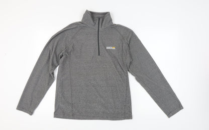 Mens UK Size M Regatta Grey 1/4 Zip Sweatshirt