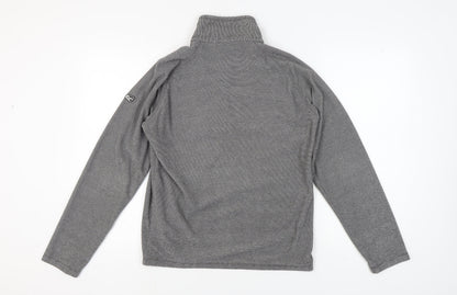 Mens UK Size M Regatta Grey 1/4 Zip Sweatshirt