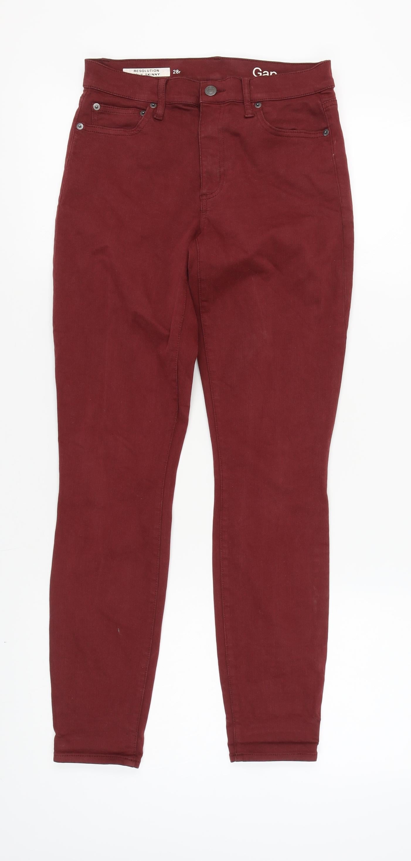 Gap Women's Red Skinny Jeans - Size 10