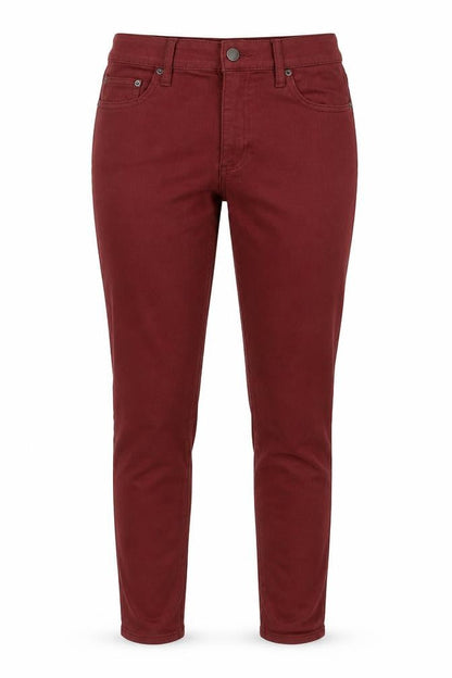 Womens UK Size 10 Gap Regular Fit Skinny Red Jeans