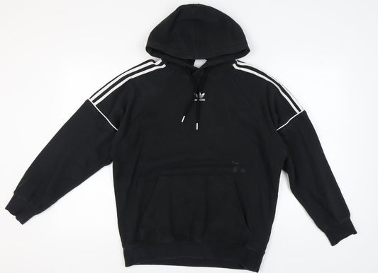 Adidas Unisex Black Hoodie M with Logo