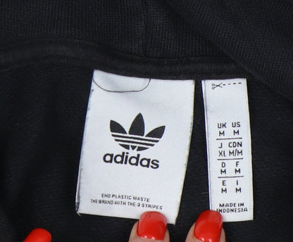 Adidas Unisex Black Hoodie M with Logo