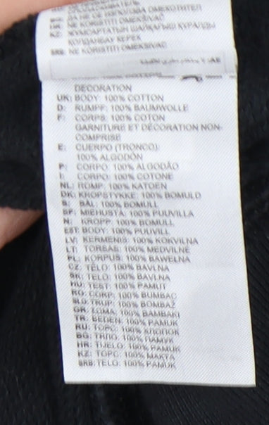 Adidas Unisex Black Hoodie M with Logo