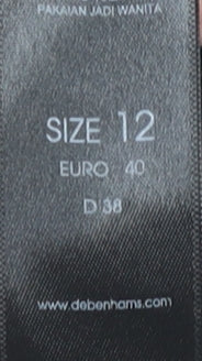Womens UK Size 12 Nine by Savannah Miller Black Pullover Jumper