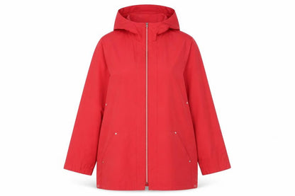Outer Layer Women's Red Rain Coat Size 12