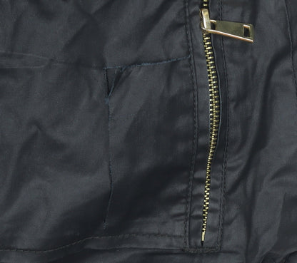 River Island Women's Black Parka Jacket Size 14