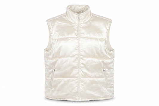 bydesign Women's Ivory XL Waistcoat
