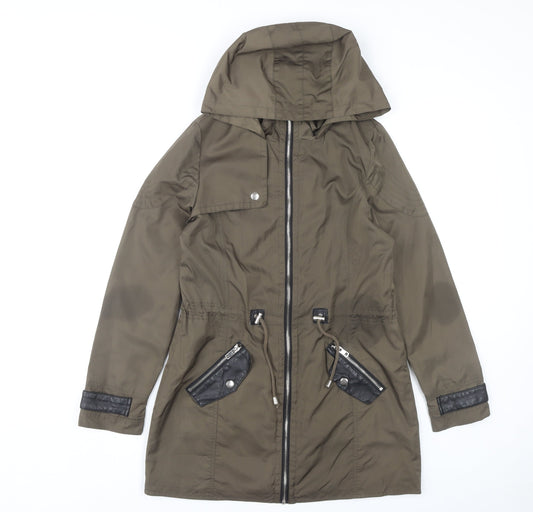 Red Herring Women's Green Parka Jacket, Size S