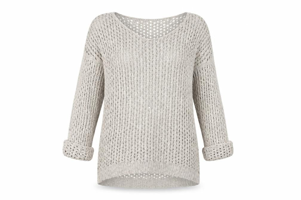 Womens UK Size 16 River Island Beige Pullover Jumper