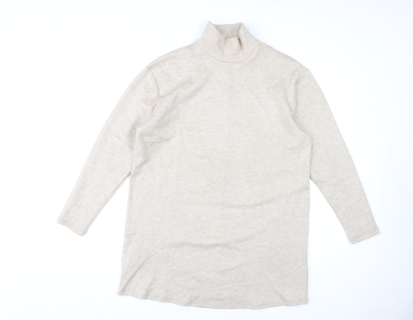 Womens UK Size S MNG Beige Pullover Jumper