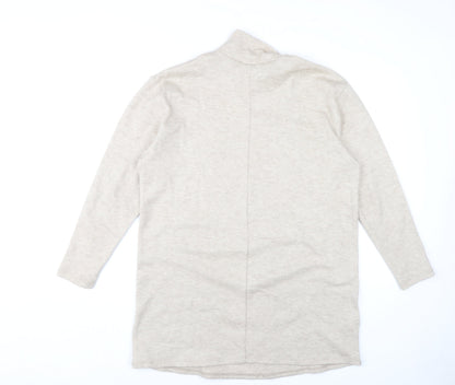 Womens UK Size S MNG Beige Pullover Jumper